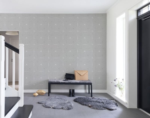 Perfect Fit, Soft Grey | Rebel Walls
