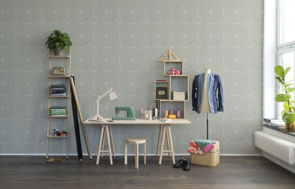 Perfect Fit, Mint Green | Rebel Walls