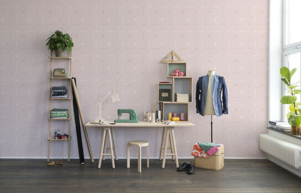 Perfect Fit, Powder Pink | Rebel Walls