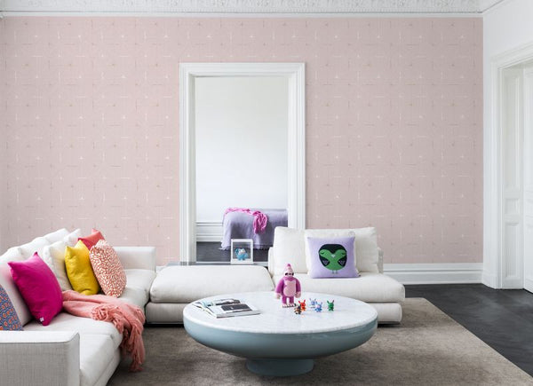 Perfect Fit, Powder Pink | Rebel Walls