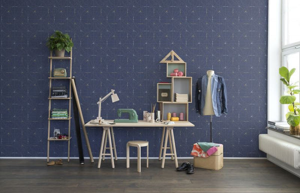 Perfect Fit, Royal Blue | Rebel Walls