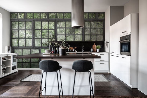 Perspective Jardin, Noir 400cm x 280cm | Rebel Walls