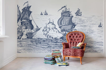 High Seas, Henderson Blue | Rebel Walls
