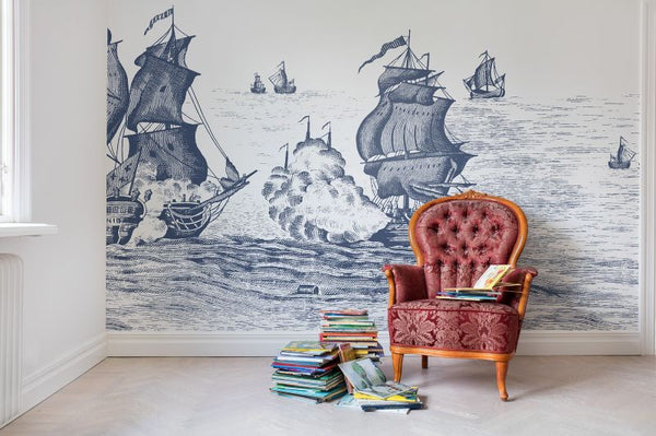 High Seas, Henderson Blue | Rebel Walls