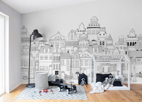 London Houses 400cm x 280cm | Rebel Walls