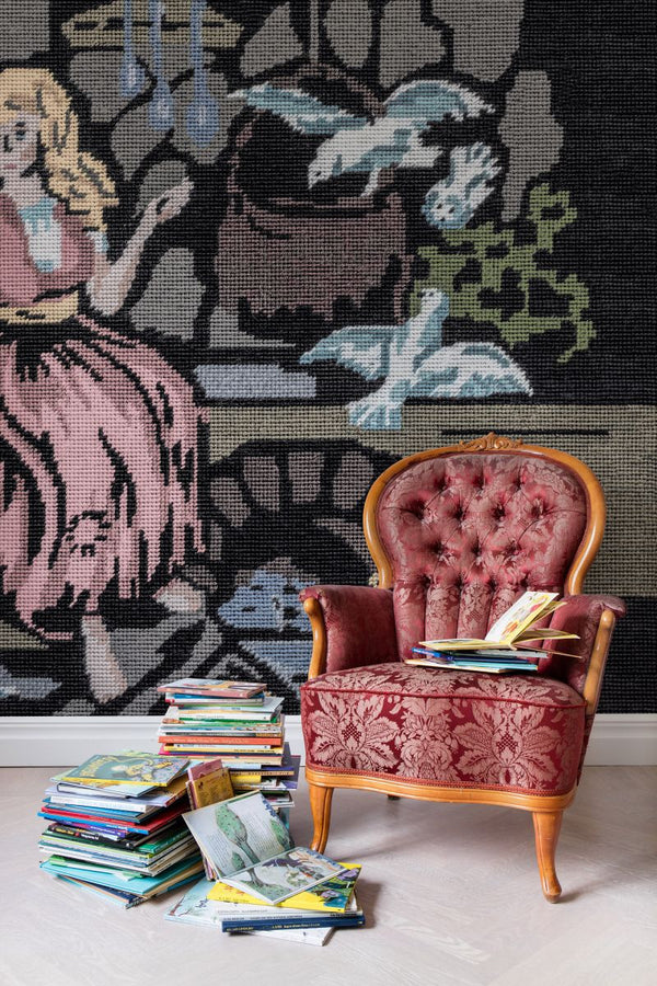 By the Fireplace | Rebel Walls