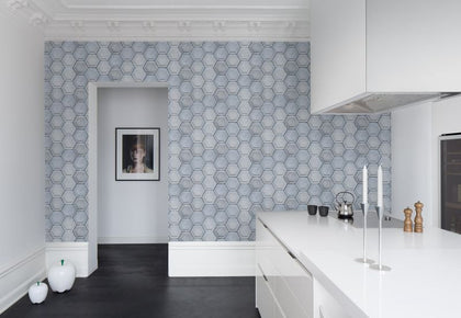 Concrete Hexagon | Rebel Walls