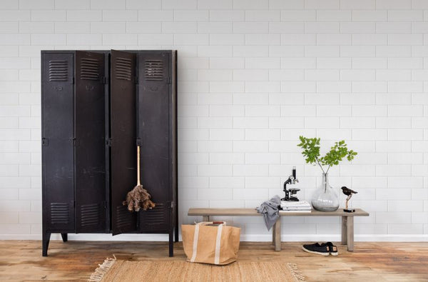 Oblong Tiles, White | Rebel Walls