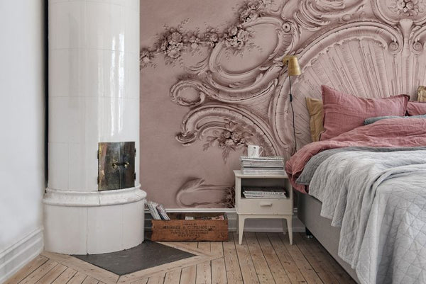 Stucco Gloria, Dusty Pink | Rebel Walls
