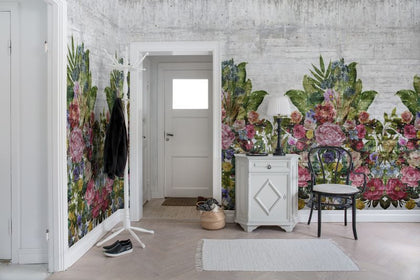 Flower Burst, Concrete | Rebel Walls