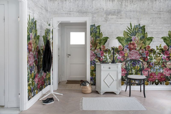 Flower Burst, Concrete | Rebel Walls