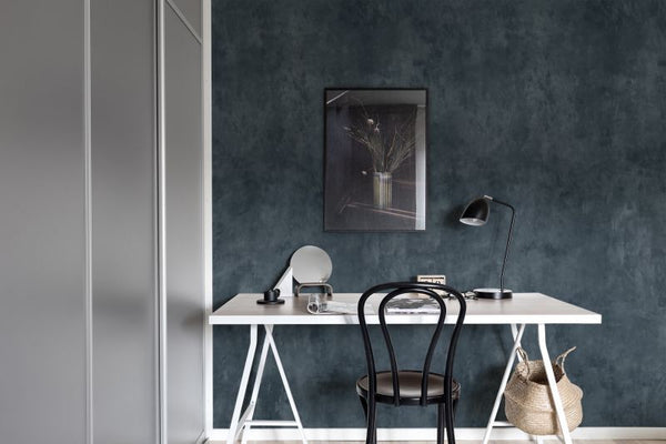 Fresco Wall, Blue | Rebel Walls