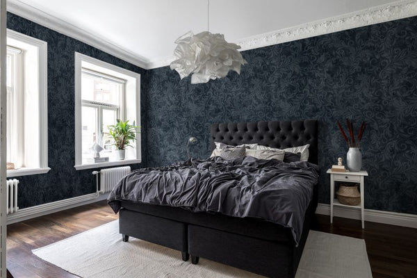 Twining Vines, Navy | Rebel Walls