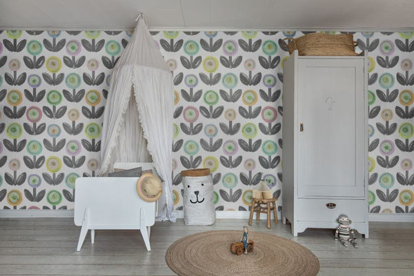 Flower Parade, Licorice | Rebel Walls