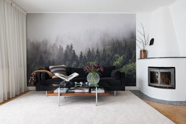 Misty Fir Forest 300cm x 280cm | Rebel Walls