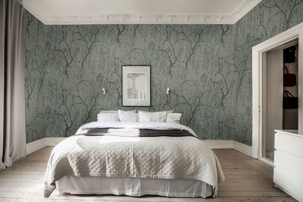 Weeping Willows, Jade | Rebel Walls