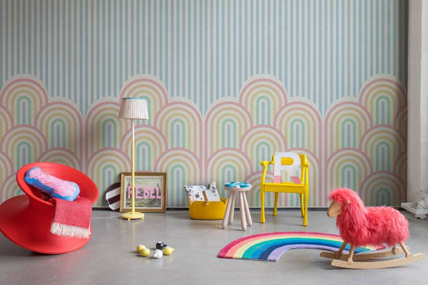 Hilltops, Rainbow | Rebel Walls