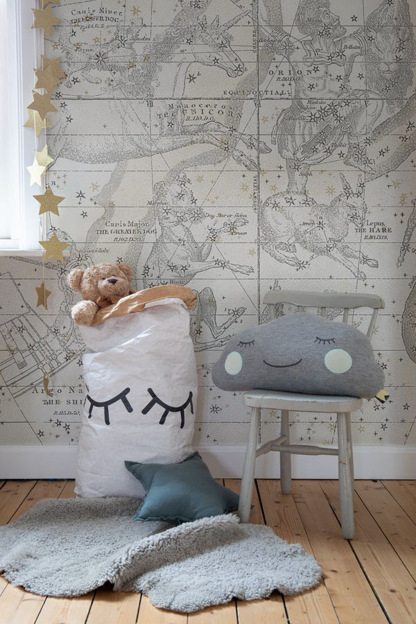Star Map, White | Rebel Walls