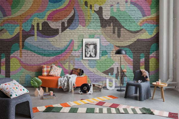 Dripping Rainbow | Rebel Walls