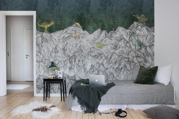 Dinosaur Mountain, Nightfall | Rebel Walls