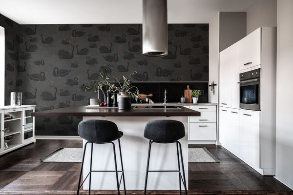 Cygne, Noir | Rebel Walls