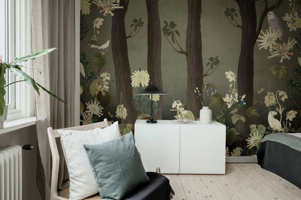 Rabbit Hole, Moss | Rebel Walls