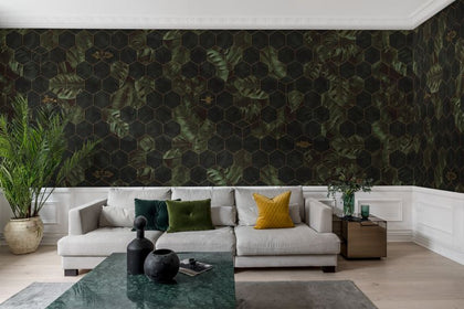 Hexagon Leaves | Rebel Walls