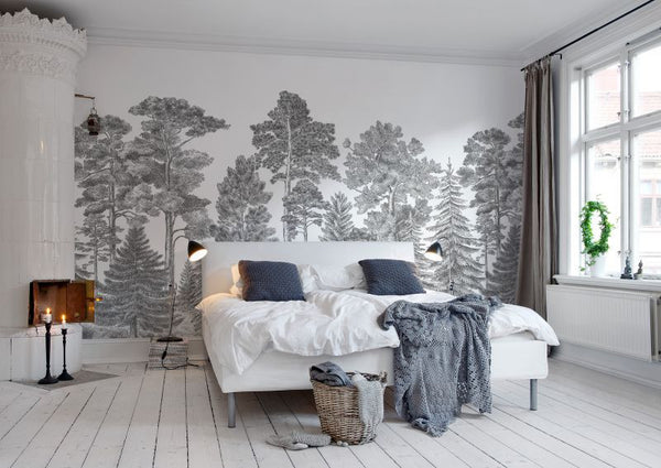 Scandinavian Bellewood, Gray 400cm x 280cm | Rebel Walls