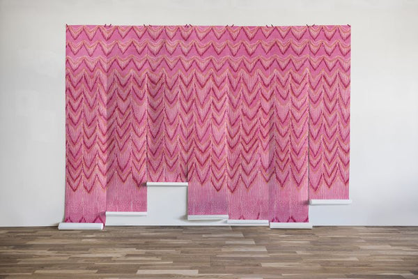 Fringed Follies, Hot Pink | Rebel Walls