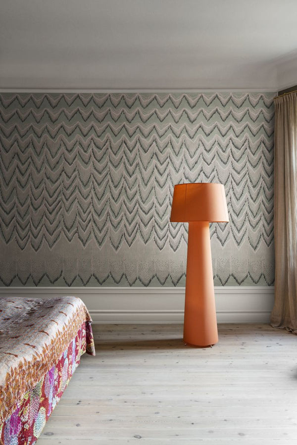 Fringed Follies, Mint | Rebel Walls