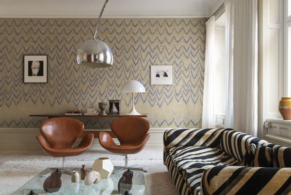 Fringed Follies, Custard 200cm x 280cm | Rebel Walls
