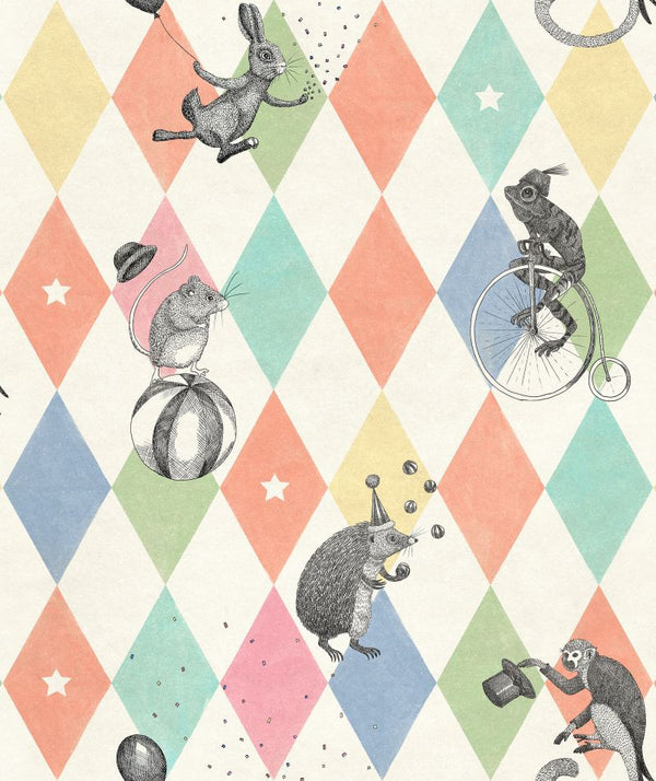 Circus Corner Rainbow | Rebel Walls