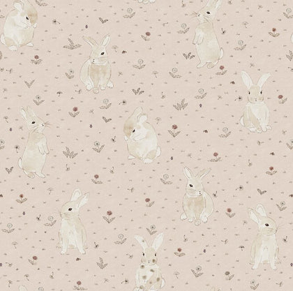 Bunny Field Pink | Rebel Walls