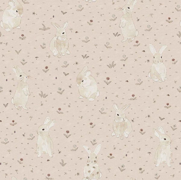 Bunny Field Pink | Rebel Walls