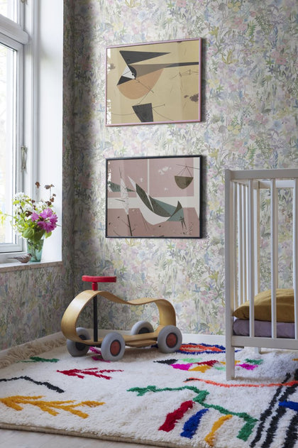 Poppy Meadow Pastel | Rebel Walls