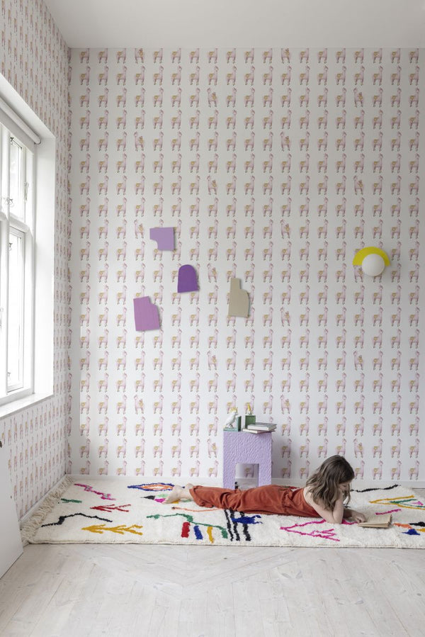 Alpaca Rebel Pink | Rebel Walls