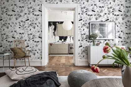 Fala Bozetto graphite | Rebel Walls