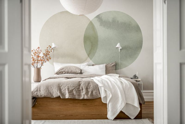 Eclipse, Beige green | Rebel Walls