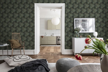 Hexagon Tiles, Emerald | Rebel Walls