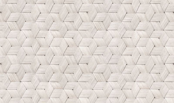 Small Birch Bark Braids, Snow White | Rebel Walls