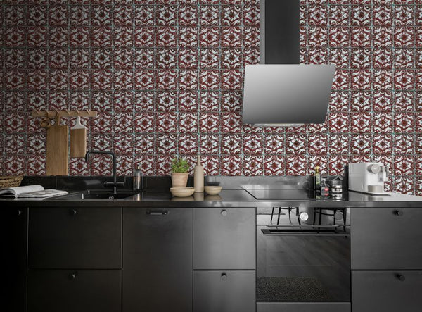 Artisan Tiles, Indian Red | Rebel Walls