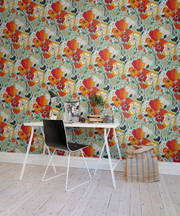 Sweet Poppies | Rebel Walls