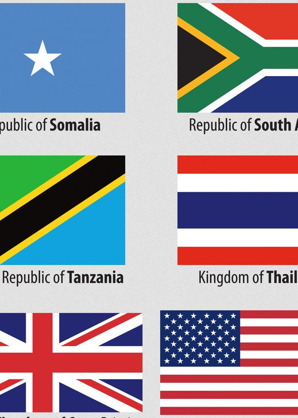 Flags of Sovereign States | Rebel Walls