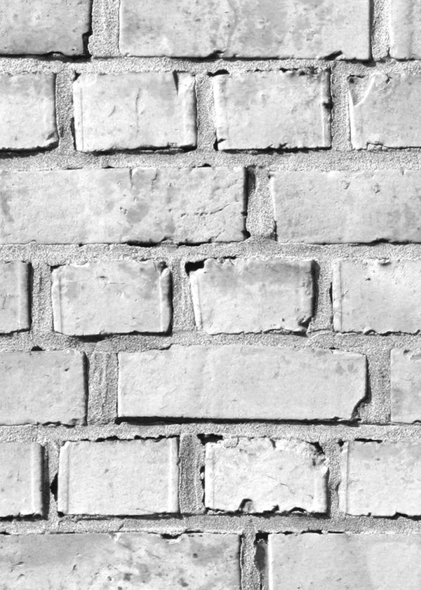 Brick Wall, white | Rebel Walls