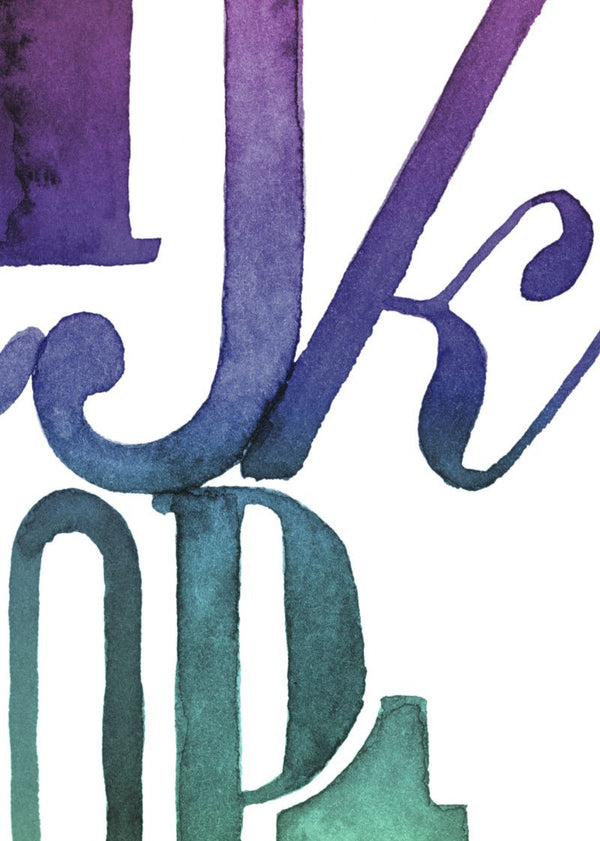 Ink Letter, rainbow | Rebel Walls