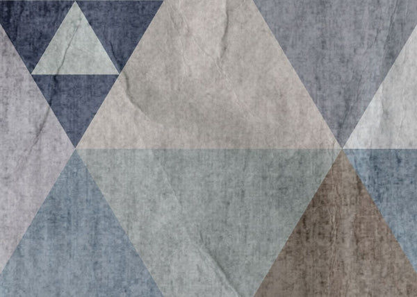 Quadrangle, blue | Rebel Walls