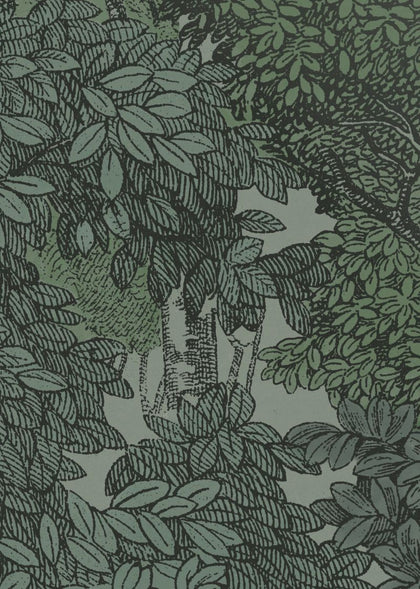 Bellewood, Solid Green | Rebel Walls