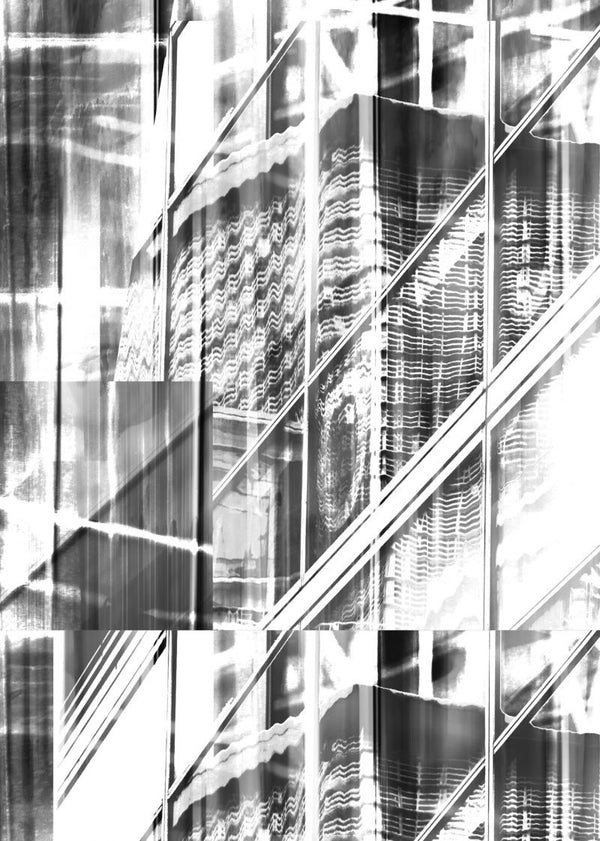 Neon City, black | Rebel Walls