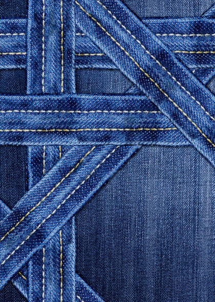 Denim Trellis | Rebel Walls