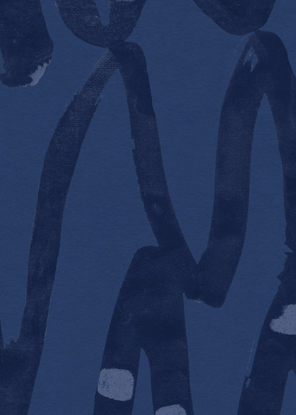 Pulse of Passion, Blue | Rebel Walls